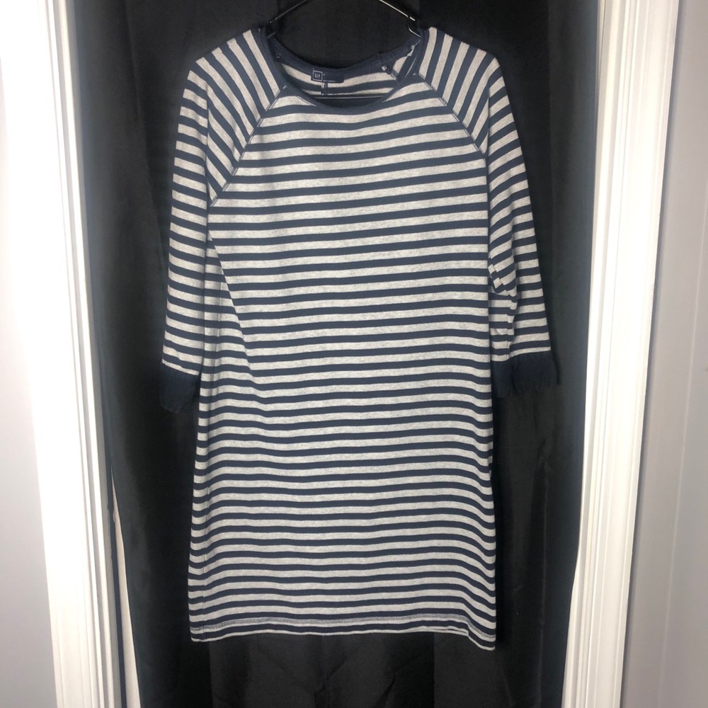 Blue&Gray striped dress - GAP